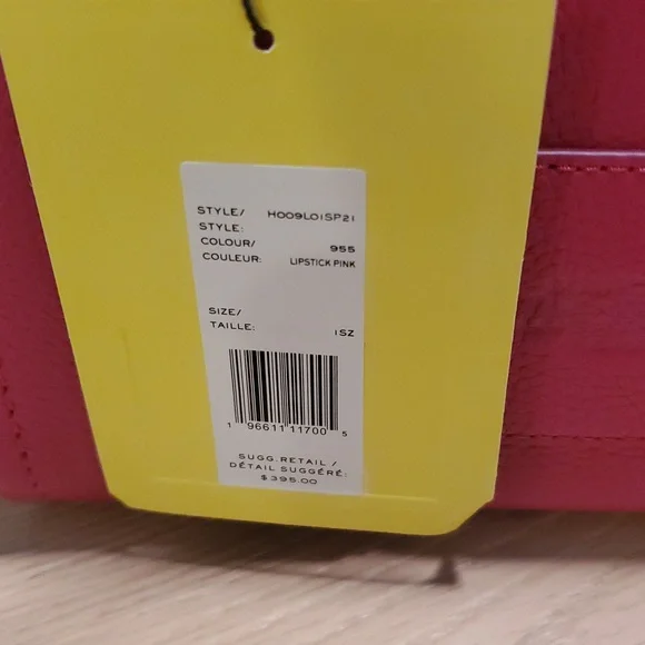 MARC JACOBS The Leather Small Hot Pink Tote Bag NWT - Picture 10 of 14